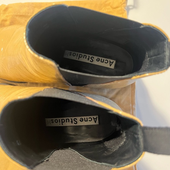 Acne Studios Patent Boots - Picture 3 of 12